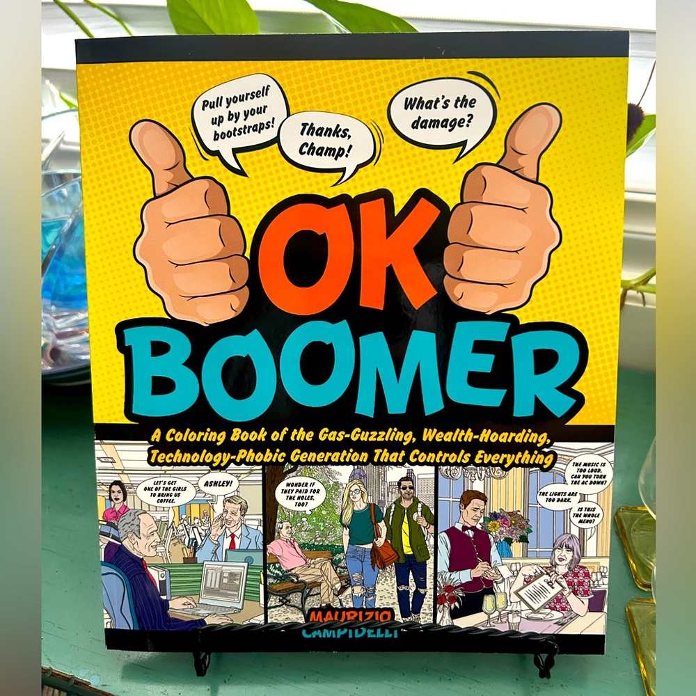 OK Boomer Adult Coloring Book New